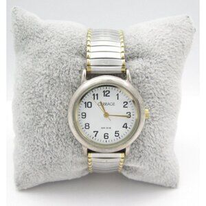 Women Carriage Quartz WR Analog 28mm Round Watch (H597) "New Battery"